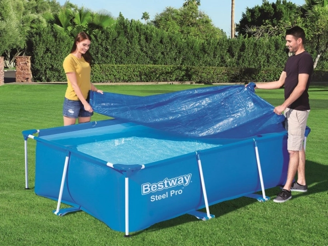 Bestway couverture pour piscine avec cadre métallique