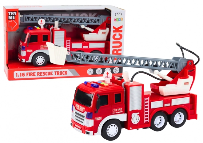 Camion de Pompier avec Télescope 1:16