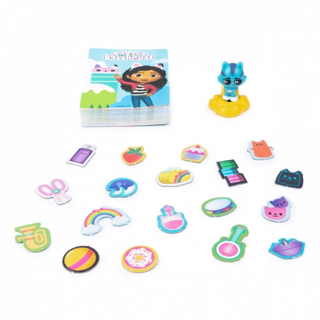 Le jeu de cartes de la maison magique de Gábina avec figurine