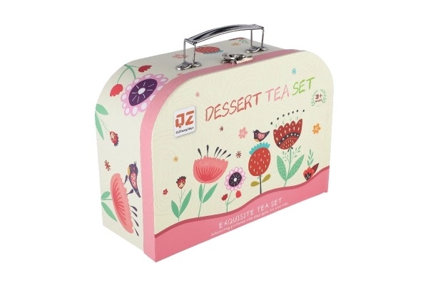 Ensemble de vaisselle en métal dans une valise 26x19x10,5cm