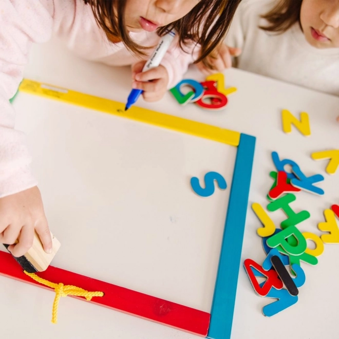 Tableau magnétique et effaçable à sec pour enfants