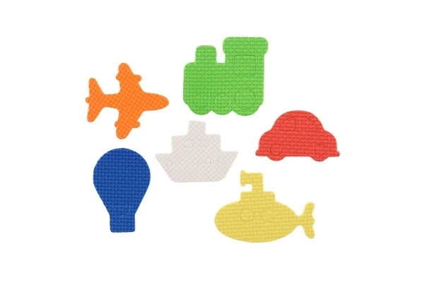 Véhicules en mousse pour bain 6 pcs