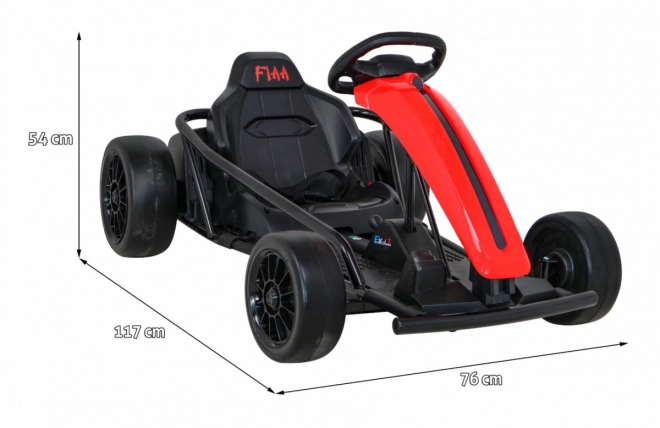 Gokart FX1 Drift Master pro enfants rouge