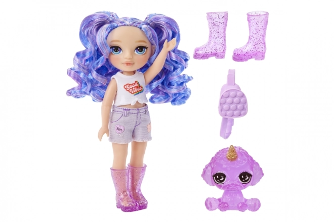 Rainbow High Petite sœur - Améthyste (Violet)