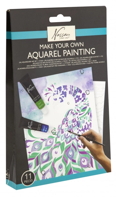 Ensemble de peinture acrylique - 4 motifs différents