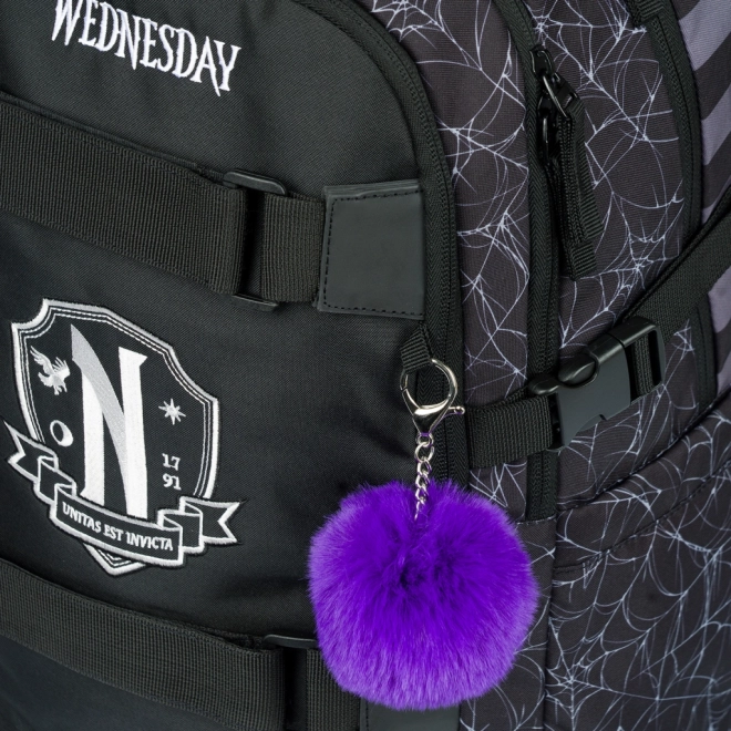 BAAGL Sac à dos scolaire Skate Wednesday Nevermore
