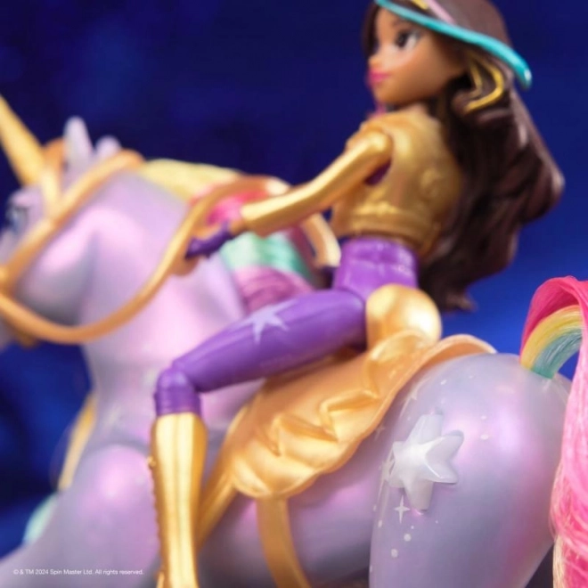 Licorne lumineuse et figurine Sophia & Wildstar