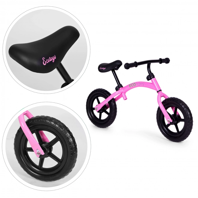 Draisienne pour enfant rose ECOTOYS