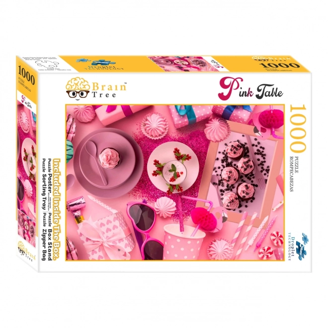 Puzzle Brain Tree Servi en Rose