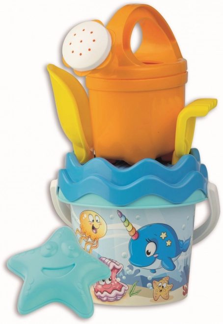 Androni ensemble pour sable Poisson heureux avec arrosoir