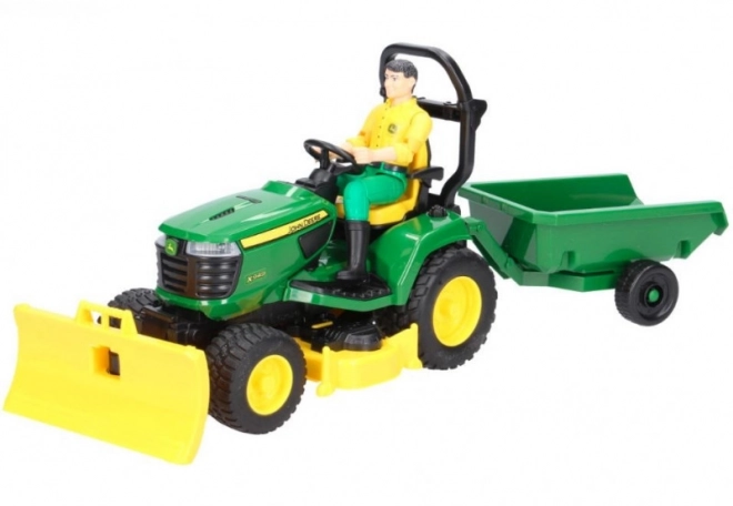 Tracteur de jardin Bruder John Deere X949 avec jardinier