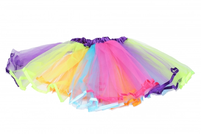 Ensemble carnaval - jupe 30 cm 3 couches colorées