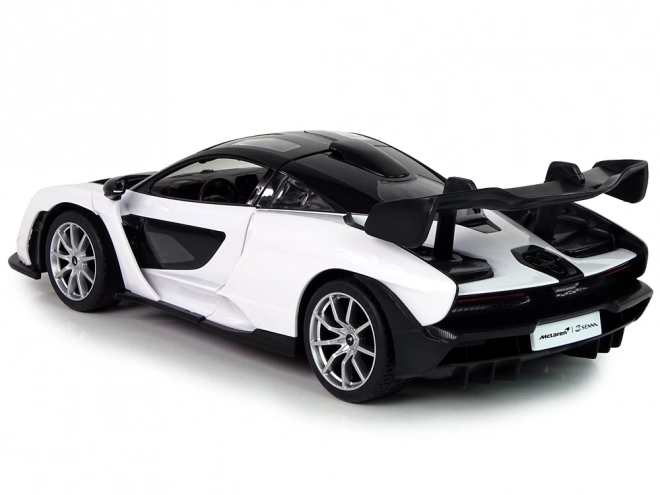 Auto R/C McLaren Senna Rastar 1:14 blanc avec télécommande