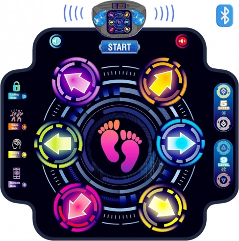 Tapis de danse musical pour enfants avec Bluetooth