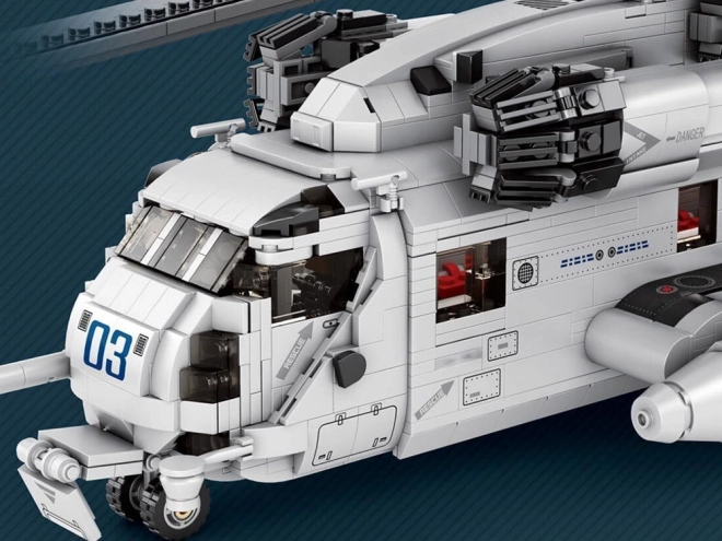 Kit de construction technique hélicoptère CH53