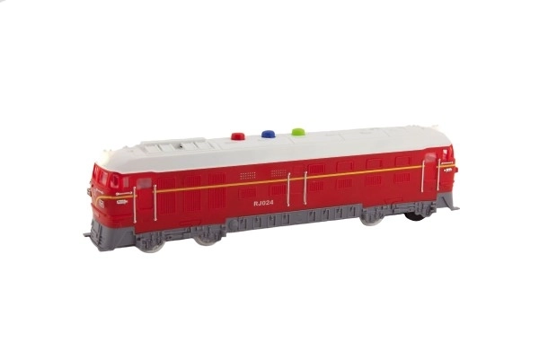 Locomotive en plastique avec effets lumineux et sonores