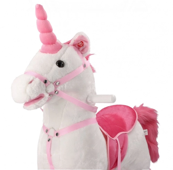 Licorne interactive sur base à bascule