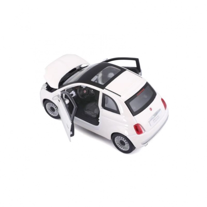 Bburago 1:24 Fiat 500 (2007) Blanc