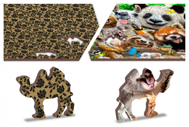Puzzle en bois paradis des ours
