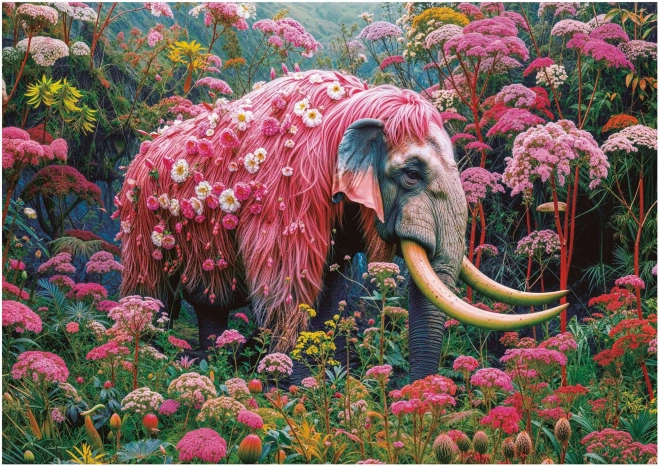 Educa Puzzle Éléphant fleuri 1000 pièces