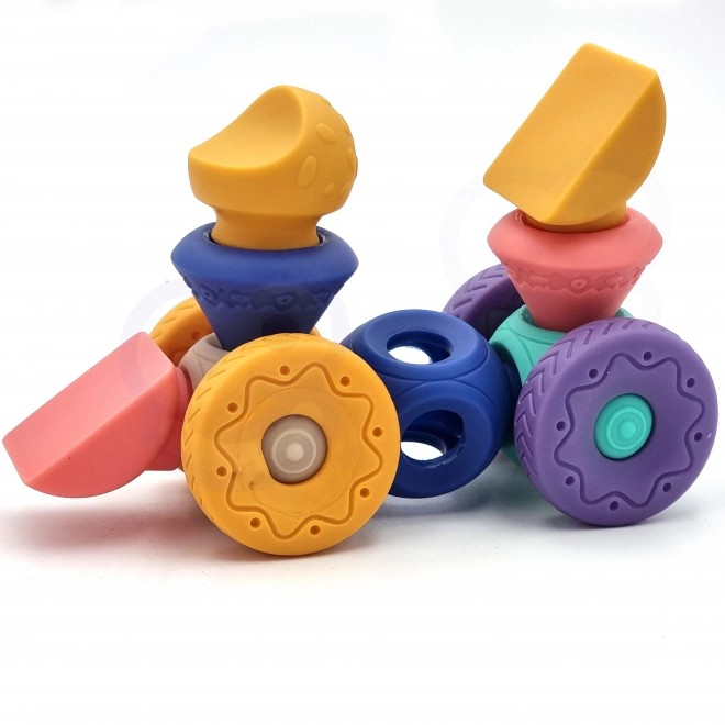 Woopie cubes sensorielles pour enfants, jeu de construction 13 pièces