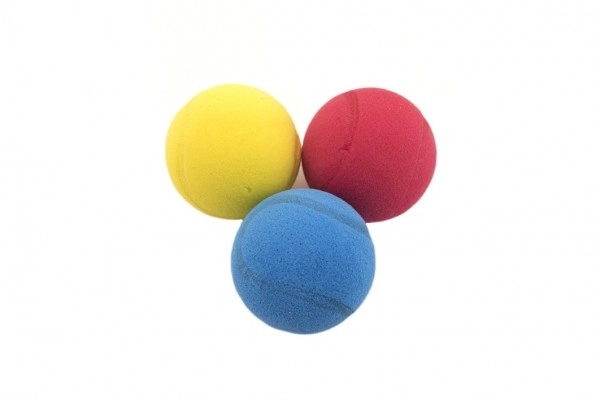 Balle douce pour le soft tennis en mousse diamètre 7cm ass. 3 couleurs