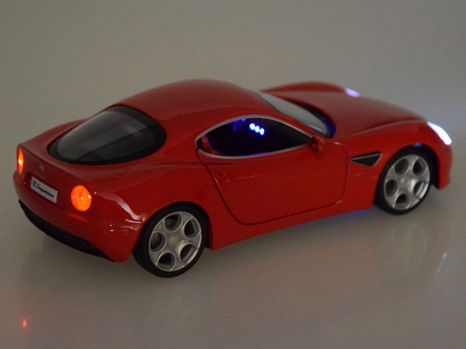 Modèle de voiture en métal Alfa Romeo 8C Competizione échelle 1:32