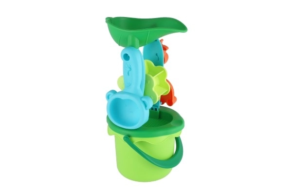 Ensemble en plastique pour le sable pour enfants avec seau et moulinet