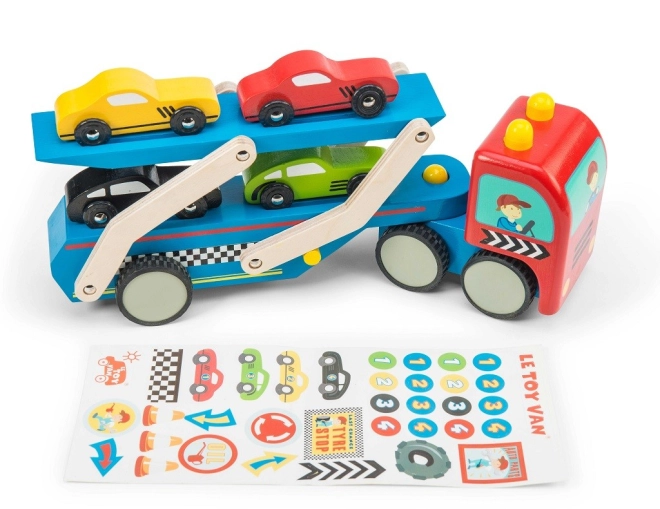 Petites voitures multicolores