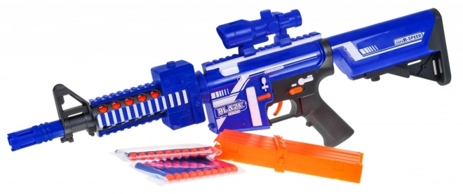 Fusil automatique pour enfants 8+ Blaze Storm 20 longues balles en mousse + viseurs