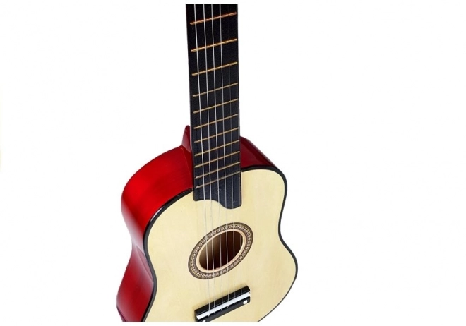 Guitare en bois avec crème conique