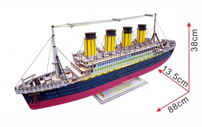 Casse-tête 3D en bois Titanic