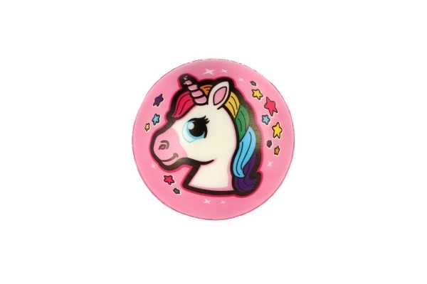 Balle licorne en mousse 8cm mélange de couleurs en sachet 24pcs en boîte