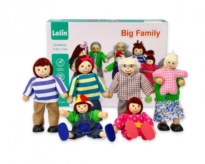 Poupées pour maison de poupée - famille