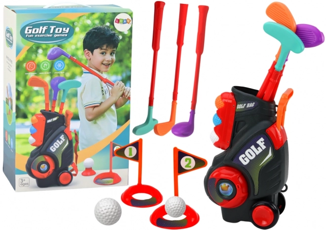 Mini set de golf pour enfants Trolley