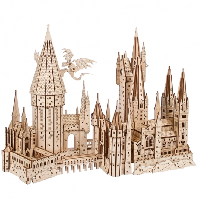 Ugears 3D puzzle mécanique en bois Château de Poudlard, Harry Potter