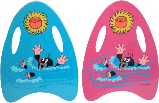 Planche de natation avec motif de la Petite Taupe 33 × 45 cm