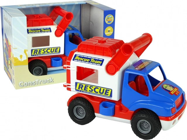 Véhicule de secours ConTruck bleu‑blanc POLESIE