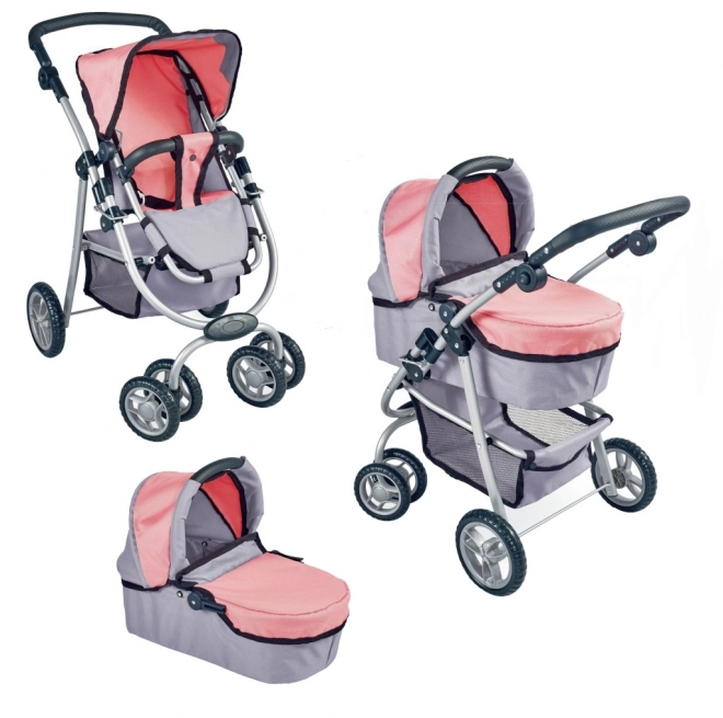 Poussette pour poupées 3 en 1