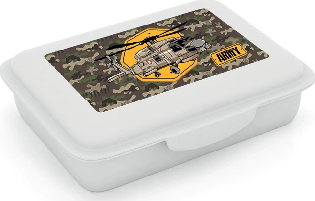 boîte à goûter armée hélicoptère