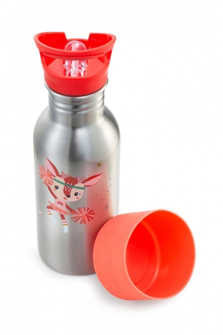 Lilliputiens - bouteille en acier inoxydable avec motif de biche Stella - 600 ml