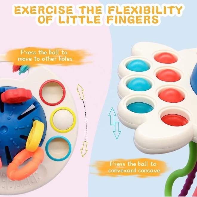 Jouet sensoriel Montessori hochet pour bébés dès 0 an