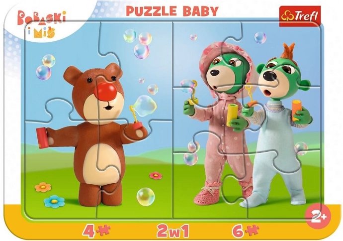 Puzzle encadrés pour tout-petits – Drôles de petits bouts (TREFL)