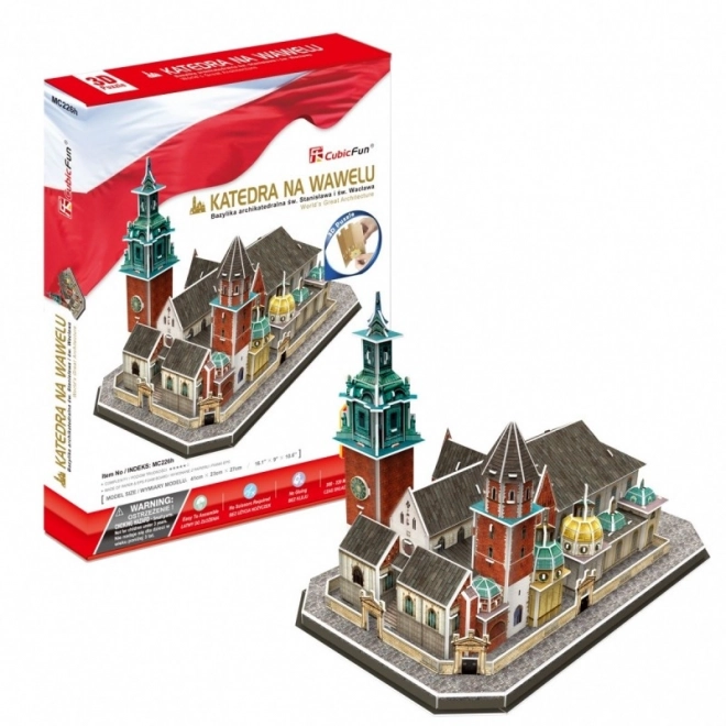 Puzzle 3D Cathédrale de Wawel 101 pièces