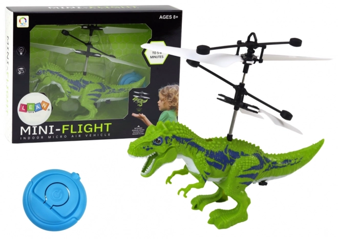 Dinosaure volant Hélicoptère contrôlé à main verte