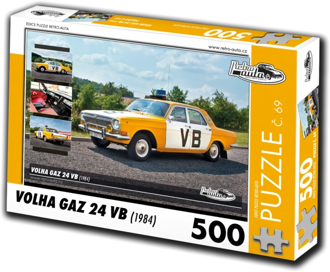 Puzzle RETRO-AUTA Volga GAZ 24 VB (1984) – 500 pièces