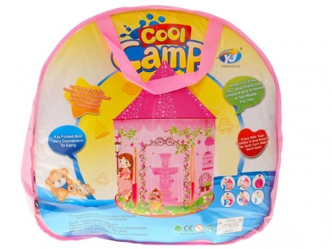 Palais rose pour enfants, tente pour filles