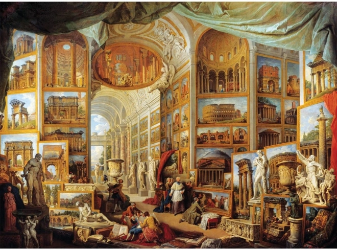 Puzzle Intérieur de galerie d'images imaginaires 1000 pièces