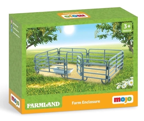 Enclos pour moutons avec accessoires