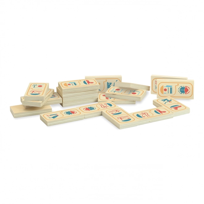 Domino Vilac avec hiéroglyphes